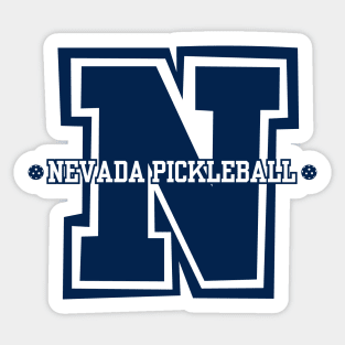 Nevada Varsity Pickleball Logo Wear Sticker